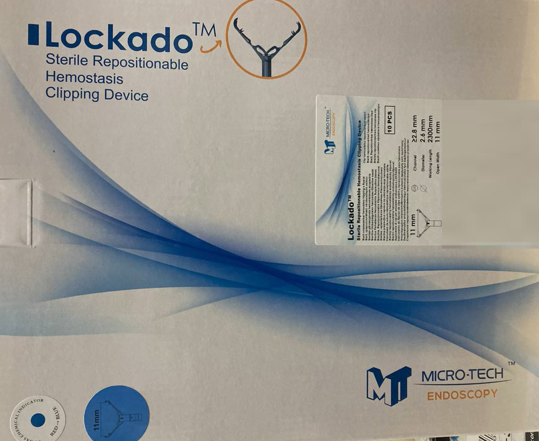 Стерильний репозиційний гемостатичний кліпуючий пристрій Lockado™, 11 мм